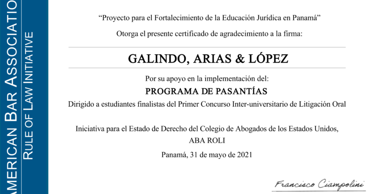 GALA Recibe Reconocimiento Del Colegio De Abogados De Los Estados Unidos