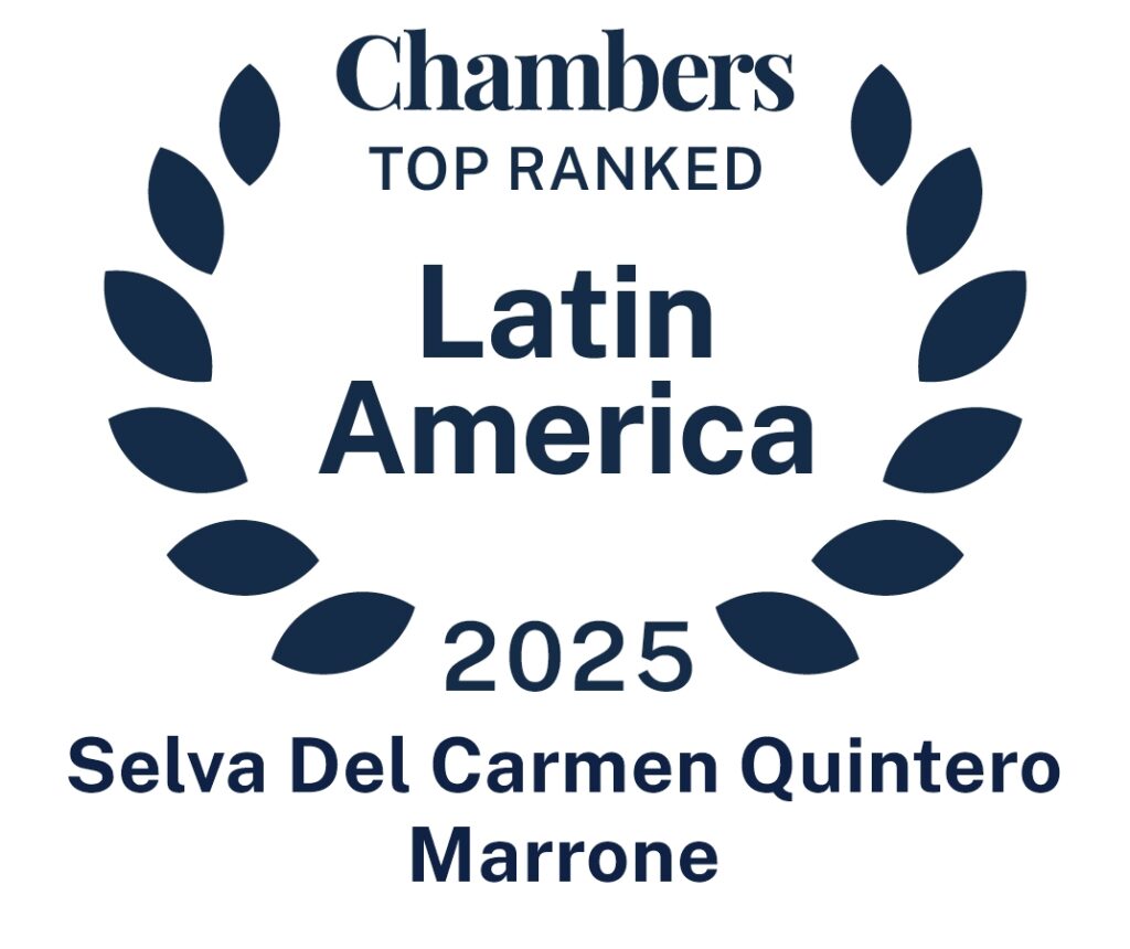 Chambers Top Ranked Latin America 2025 - Selva Del Carmen Quintero Marrone