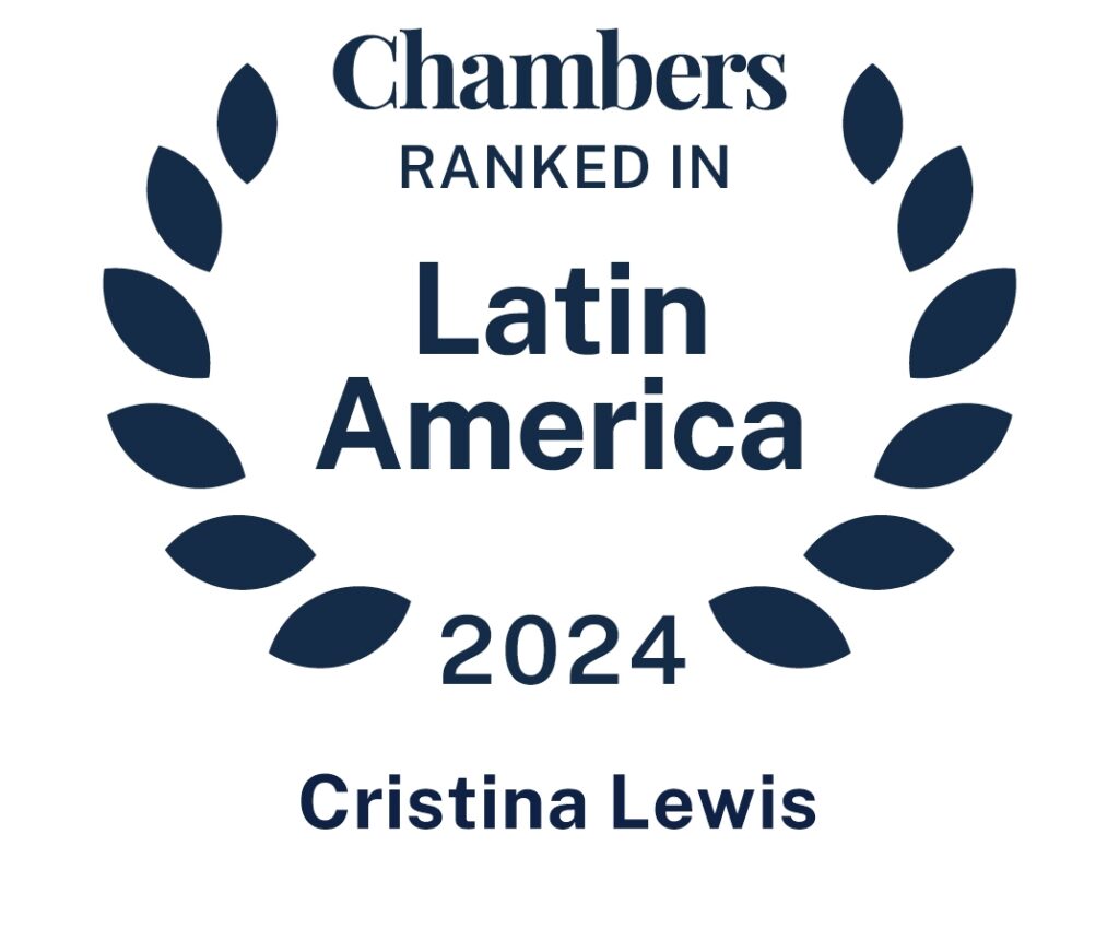 Chambers Ranked in Latin America 2024 - Cristina Lewis