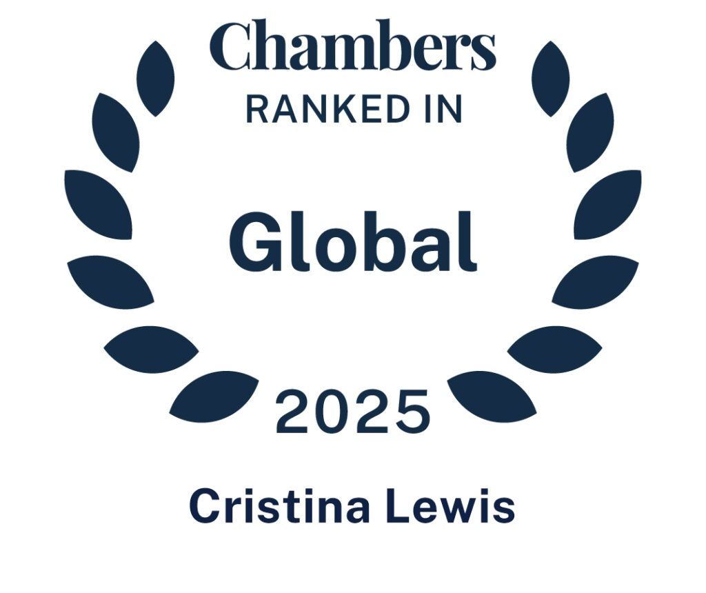 Chambers Ranked in Global 2025 - Cristina Lewis