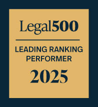 Legal 500 - Leading Ranking Performer 2025